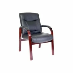 Kingston Leather Faced Visitor Chair