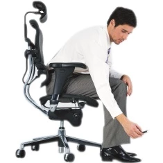 Ergohuman Elite Leather Office Chairs (With Headrest) 7 Ergohuman Elite Leather Office Chairs (With Headrest) - Image 7