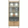 Trilogy Tall Wide Glass Storage Unit