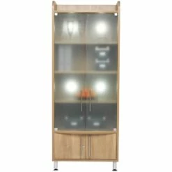 Trilogy Tall Wide Glass Storage Unit