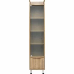 Trilogy Tall Narrow Glass Cupboard
