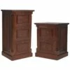Argento Solid Mahogany Filing Cabinets