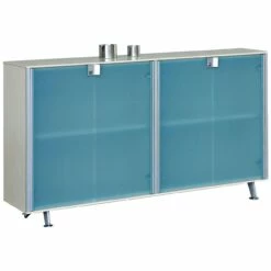 Sapphire Low Glass Door Cupboards