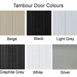 Silverline Two Tone Kontrax Tambour Cupboards -Office Furniture Sales 2024 018906