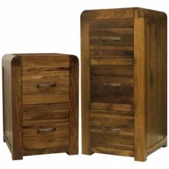 Hampshire Solid Walnut Filing Cabinets