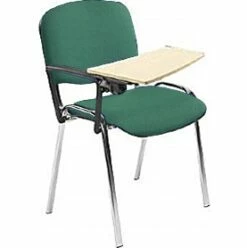 Swift Chrome Frame Conference Chairs With Wooden Writing Tablet (4 Pack) -Office Furniture Sales 2024 029170