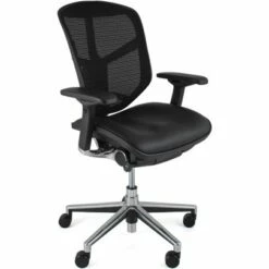 Enjoy Mesh & Leather Office Chairs (Without Headrest)