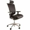 Nefil Ergonomic Leather Office Chair (With Headrest)
