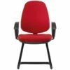 Pledge Topaz High Back Cantilever Visitor Chair