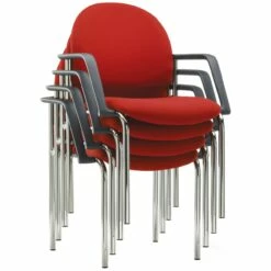 Pledge Arena Rounded Back 4 Leg Conference Chair -Office Furniture Sales 2024 033517