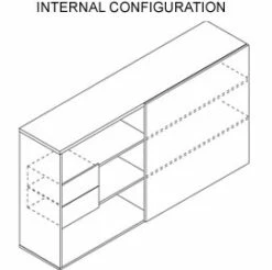 Horizons Sliding Door Storage Cabinet -Office Furniture Sales 2024 034470