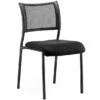 Victoria Black Frame Chair No Arms