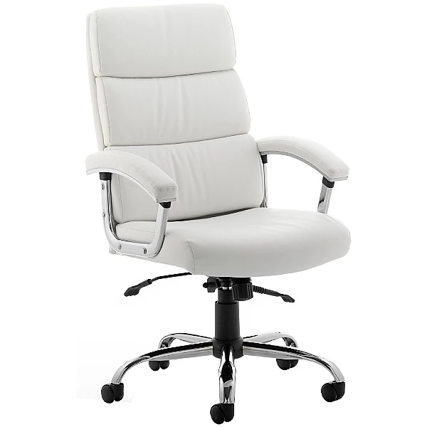 Malo Enviro Leather Executive Chair White 1 Malo Enviro Leather Executive Chair White
