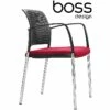 Boss Design Mars 4-Leg Visitor Chair