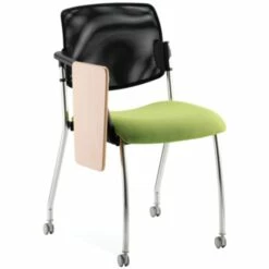Alina 4 Leg Mesh Back Writing Tablet Chair