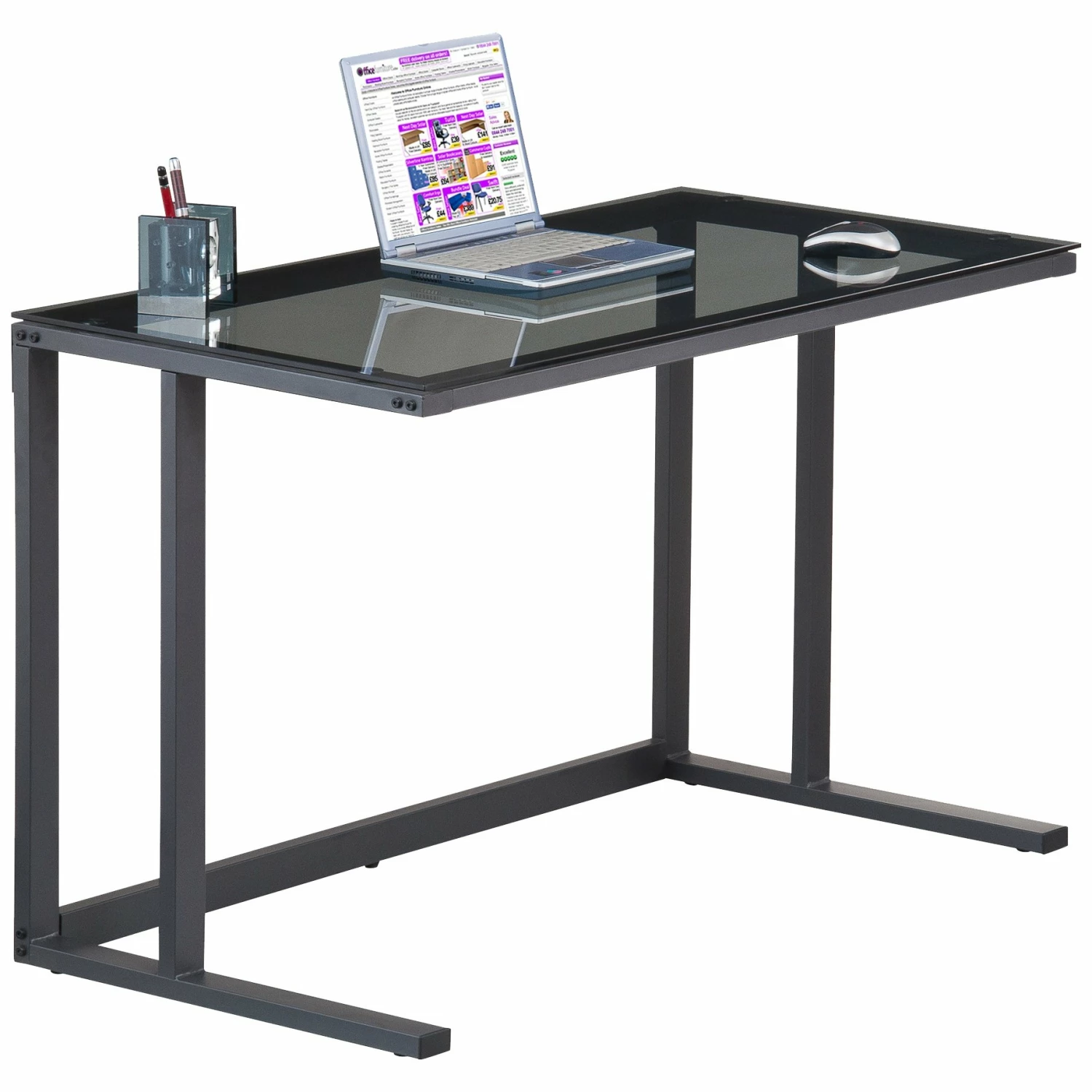 Shift Glass Computer Desk 1 Shift Glass Computer Desk