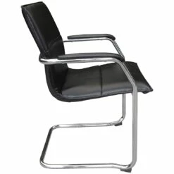 Essence Leather Faced Visitor Chairs - Pack Of 2 -Office Furniture Sales 2024 060772