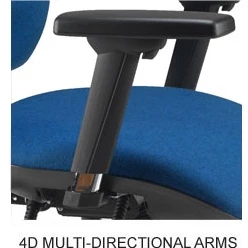 Gresham Platinum Plus Round Medium Back Office Chair 8 Gresham Platinum Plus Round Medium Back Office Chair - Image 8