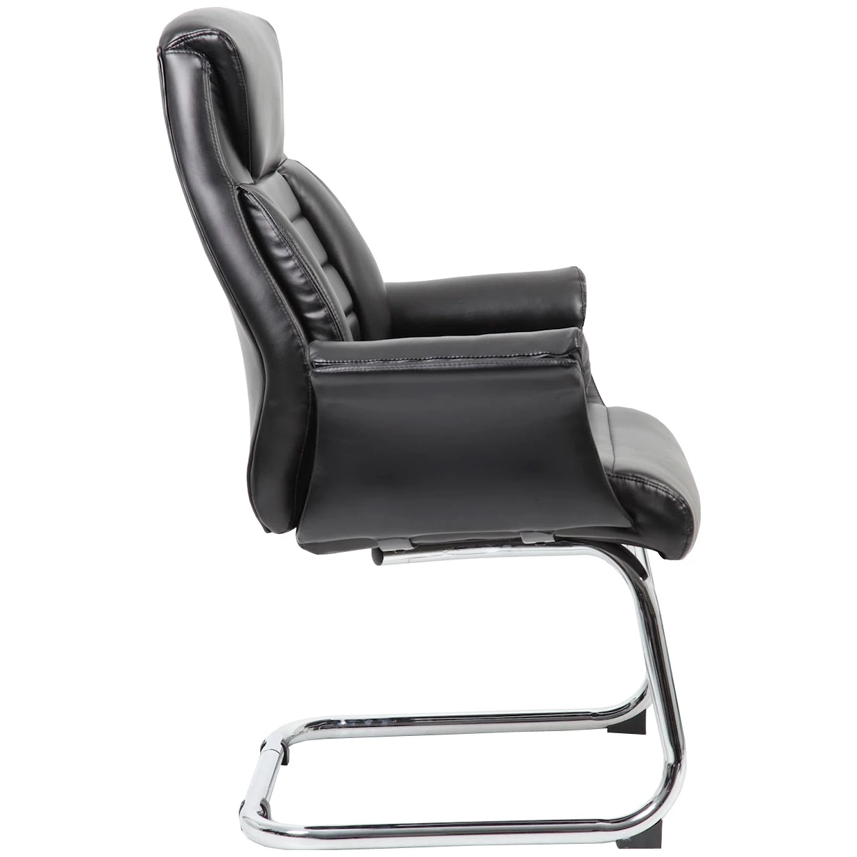 Jersey Executive Leather Faced Office Visitor Armchairs 8 Jersey Executive Leather Faced Office Visitor Armchairs - Image 8