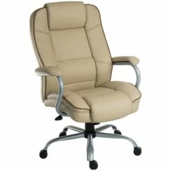 Goliath Duo Bariatric 24 Hour 27 Stone Cream Leather Faced Manager Chair