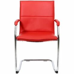 Essence Leather Faced Visitor Chairs - Pack Of 2 -Office Furniture Sales 2024 067198