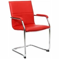 Essence Leather Faced Visitor Chairs - Pack Of 2 -Office Furniture Sales 2024 067199