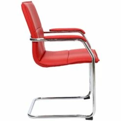 Essence Leather Faced Visitor Chairs - Pack Of 2 -Office Furniture Sales 2024 067200