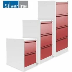 Silverline Two Tone M:Line Filing Cabinets 7 Silverline Two Tone M:Line Filing Cabinets -Office Furniture Sales 2024 068159