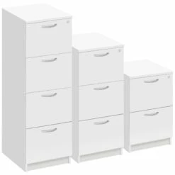 Commerce II White Filing Cabinets