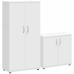 Commerce II White Office Cupboards