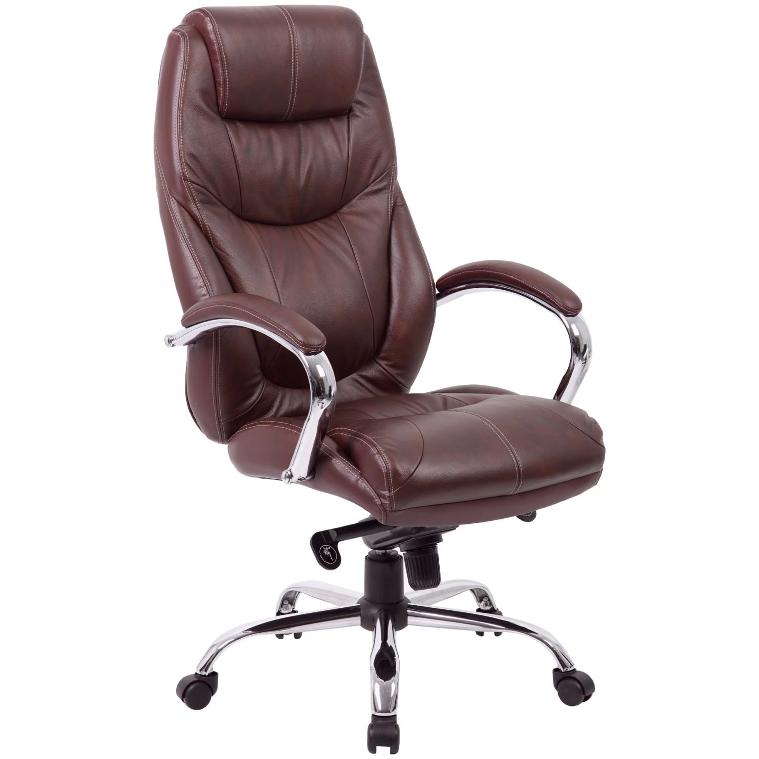 Genoa Top Leather Executive Office Chair Brown 1 Genoa Top Leather Executive Office Chair Brown