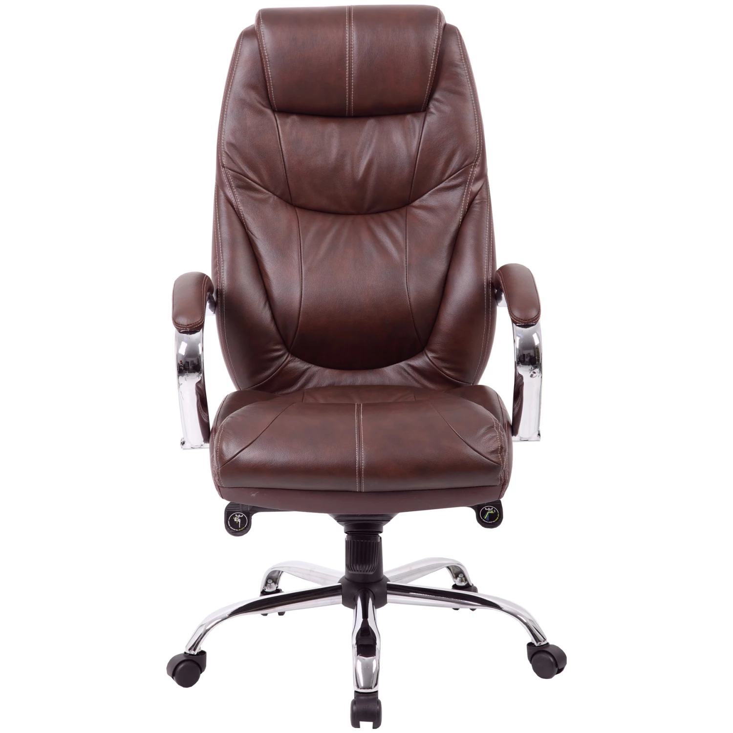 Genoa Top Leather Executive Office Chair Brown 3 Genoa Top Leather Executive Office Chair Brown - Image 3