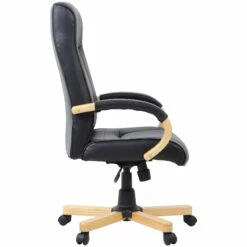Farnham Executive Black Leather Manager Chair -Office Furniture Sales 2024 070167