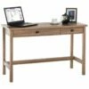 Oak Console Laptop Computer Desk