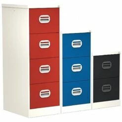 Silverline Two Tone Kontrax Filing Cabinets -Office Furniture Sales 2024 070751