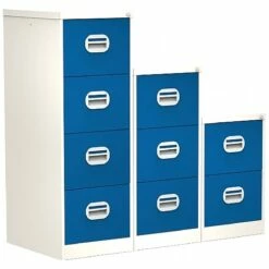 Silverline Two Tone Kontrax Filing Cabinets