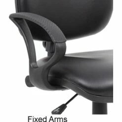 Comfort Leather Faced Draughtsman Chair -Office Furniture Sales 2024 071462