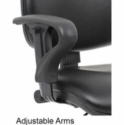 Comfort Leather Faced Draughtsman Chair -Office Furniture Sales 2024 071463