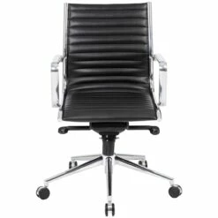 Abbey Medium Back Leather Office Chairs -Office Furniture Sales 2024 072222