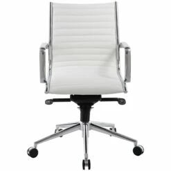 Abbey Medium Back Leather Office Chairs -Office Furniture Sales 2024 072226