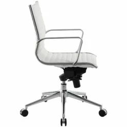Abbey Medium Back Leather Office Chairs -Office Furniture Sales 2024 072479