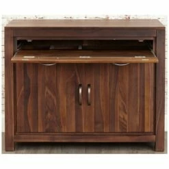 Fernhurst Solid Walnut Hidden Home Office Desk -Office Furniture Sales 2024 072979