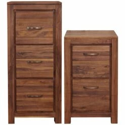 Fernhurst Solid Walnut Filing Cabinets
