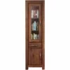 Fernhurst Solid Walnut Narrow Glazed Bookcase