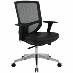 Eve 24/7 Ergonomic Mesh And Leather Task Chair -Office Furniture Sales 2024 073948