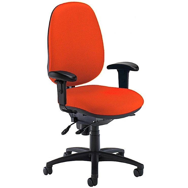 Summit Ergonomic Task 24 Hour Rounded Back Operator Chair 2 Summit Ergonomic Task 24 Hour Rounded Back Operator Chair - Image 2