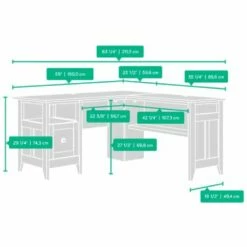 Dover Oak Computer Desk -Office Furniture Sales 2024 076090