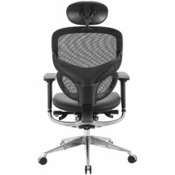 InSync 24 Hour Mesh Office Chair With Leather Seat & Headrest -Office Furniture Sales 2024 076342