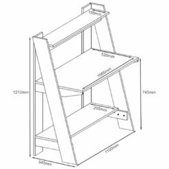 Fjord Laptop Computer Desk -Office Furniture Sales 2024 081834