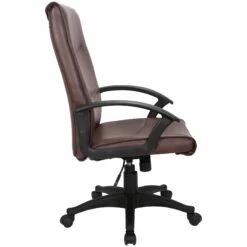Farnborough Leather Faced Manager Chairs -Office Furniture Sales 2024 082954